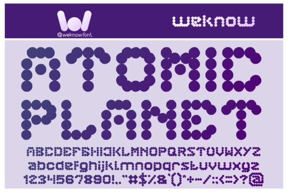 Atomic Planet: A Display Font That Makes Your Brand Instantly Memorable