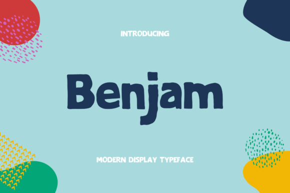 Benjam: A Bold Display Font That Commands Attention
