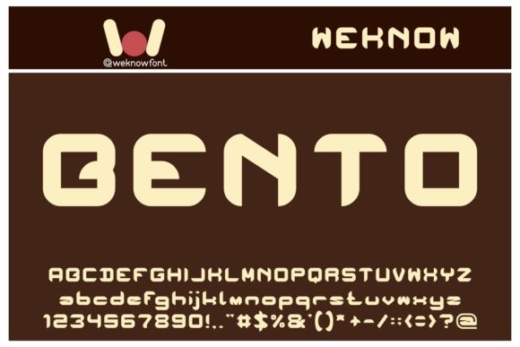 Bento: A Distinctive Display Font for Digital Branding