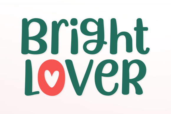 Bright Lover: A Playful Display Font for Scroll-Stopping Brand Content