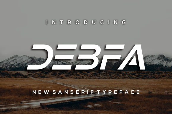 Debfa: A Display Font That Anchors Editorial Mood