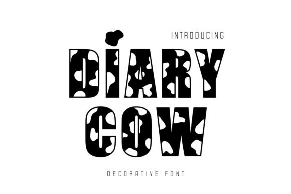 Diary Cow: A Display Font That Adds Charm to Digital Headlines