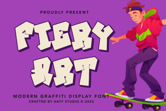 Fiery Art Font: Stand Out With Bold, Authentic Branding