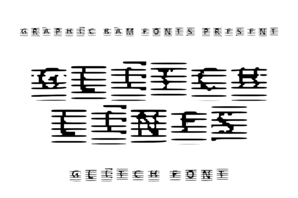 Glitch Lines: A Display Typeface That Cuts Through the Feed