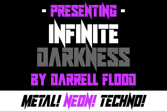 Infinite Darkness: A Display Font That Commands Attention