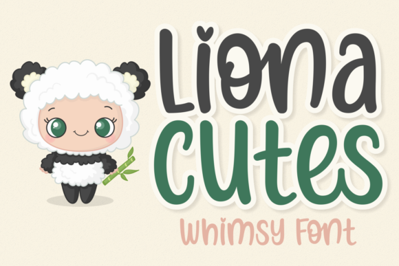 Liona Cutes: A Whimsical Display Font for Small Business Branding