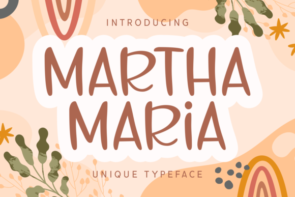 Martha Maria: A Refined Sans Serif Display Font for Bold Visual Statements