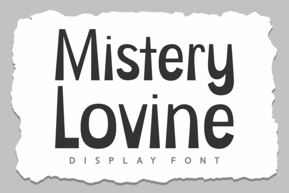 Mistery Lovine: A Display Font That Cuts Through the Feed