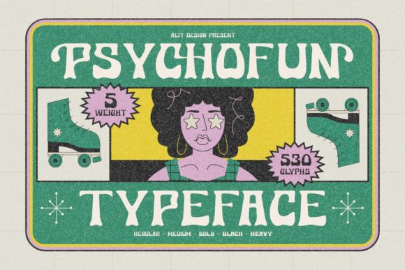 Psychofun: A Retro-Chic Display Font That Delivers Personality