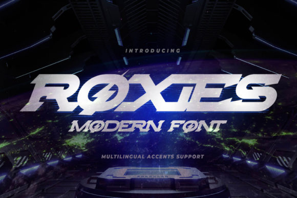 ROXIES Font: A Textured, Classy Display Typeface for Handmade Brands