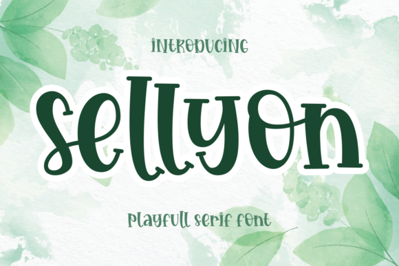 Sellyon: A Playful Display Font That Elevates Real Branding