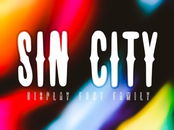 Sin City: A Bold, Unapologetic Display Font