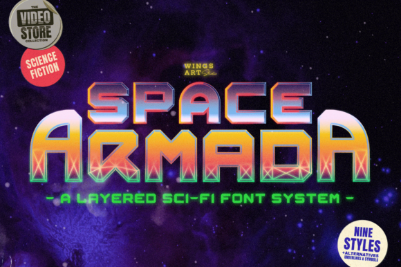 Space Armada: A Display Font That Lands With Purpose