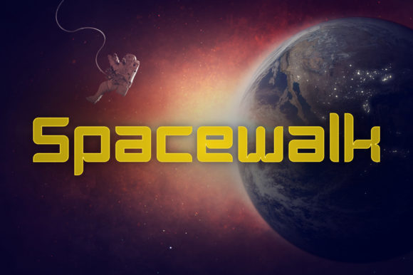 Spacewalk: A Bold Display Font That Makes Your Handmade Goods Shine