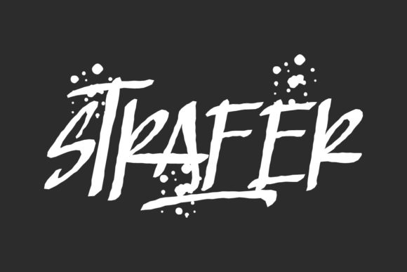 Strafer: A Graffiti-Inspired Display Font for Bold Digital Campaigns