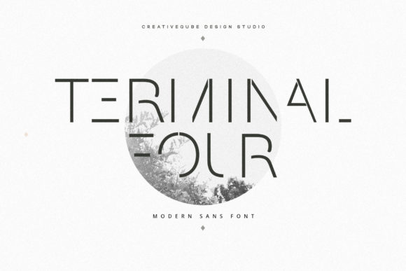 Terminal Four: A Display Font That Sets the Tone