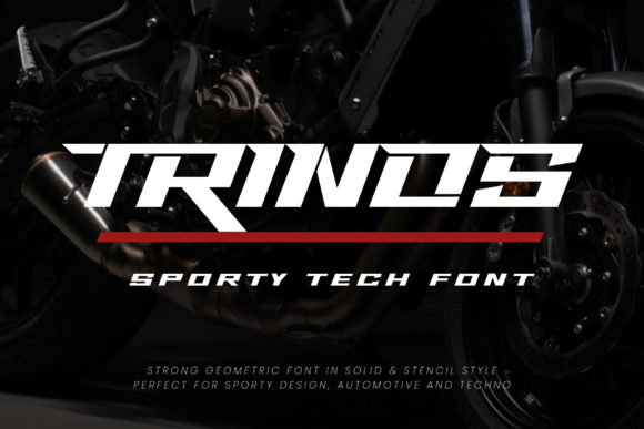 Trinos: A Bold Display Font for Modern Digital Brands