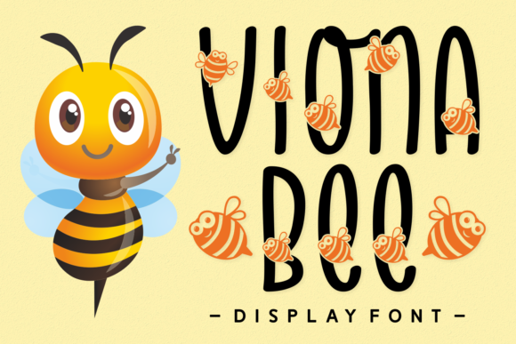 Viona Bee: A Playful Display Font That Buzzes With Personality