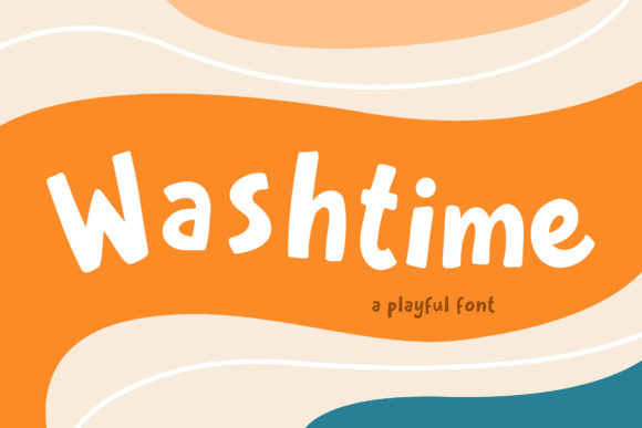 Washtime: A Display Font That Feels Like a Thoughtful Pause